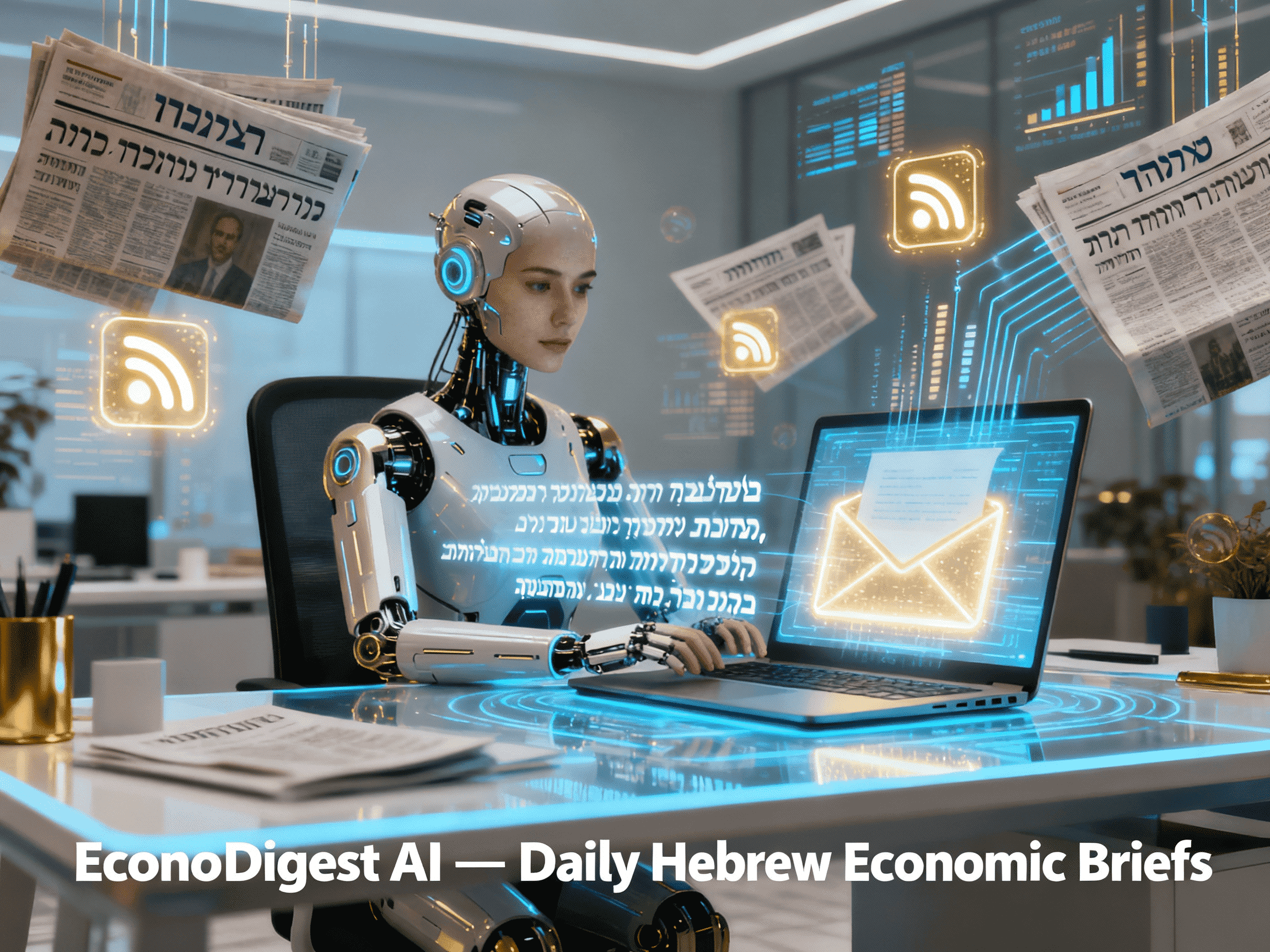 EconoDigest AI — Daily Hebrew Economic Briefs