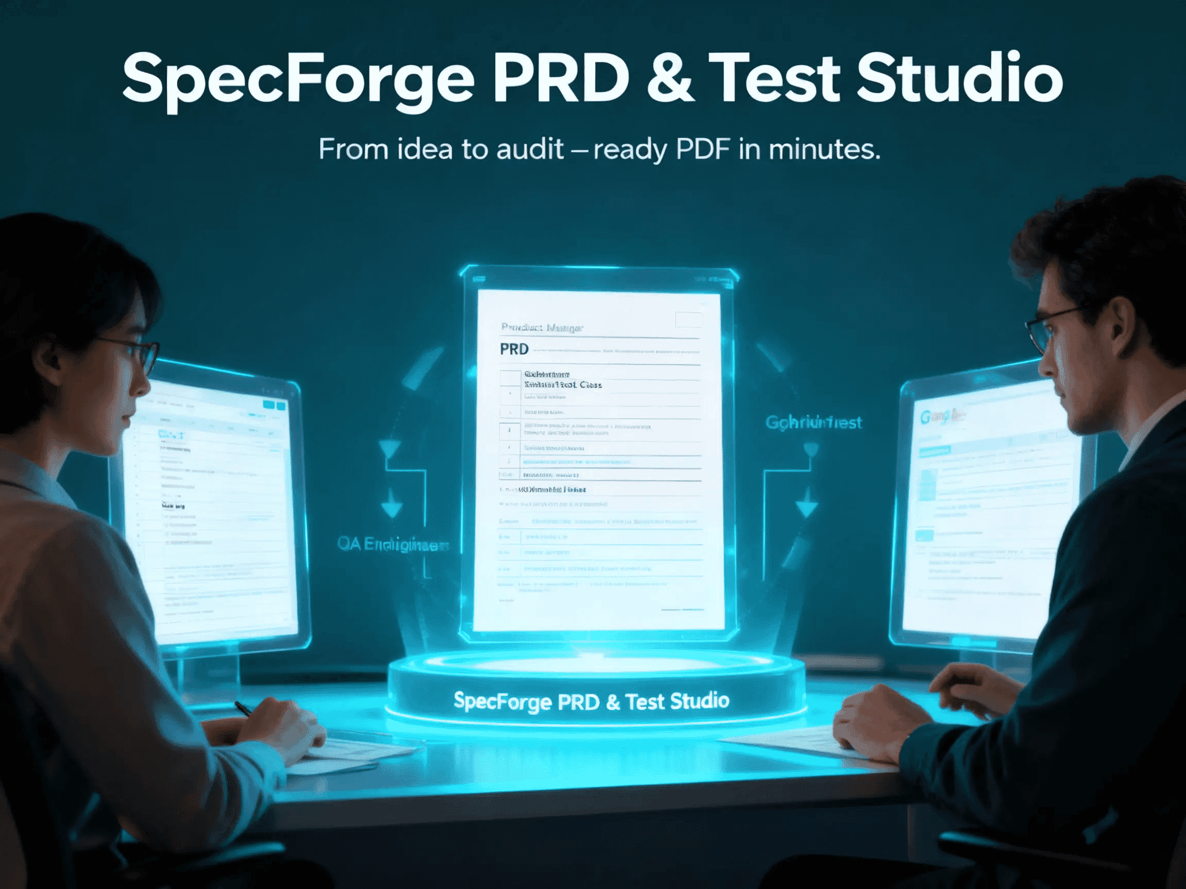 SpecForge PRD & Test Studio