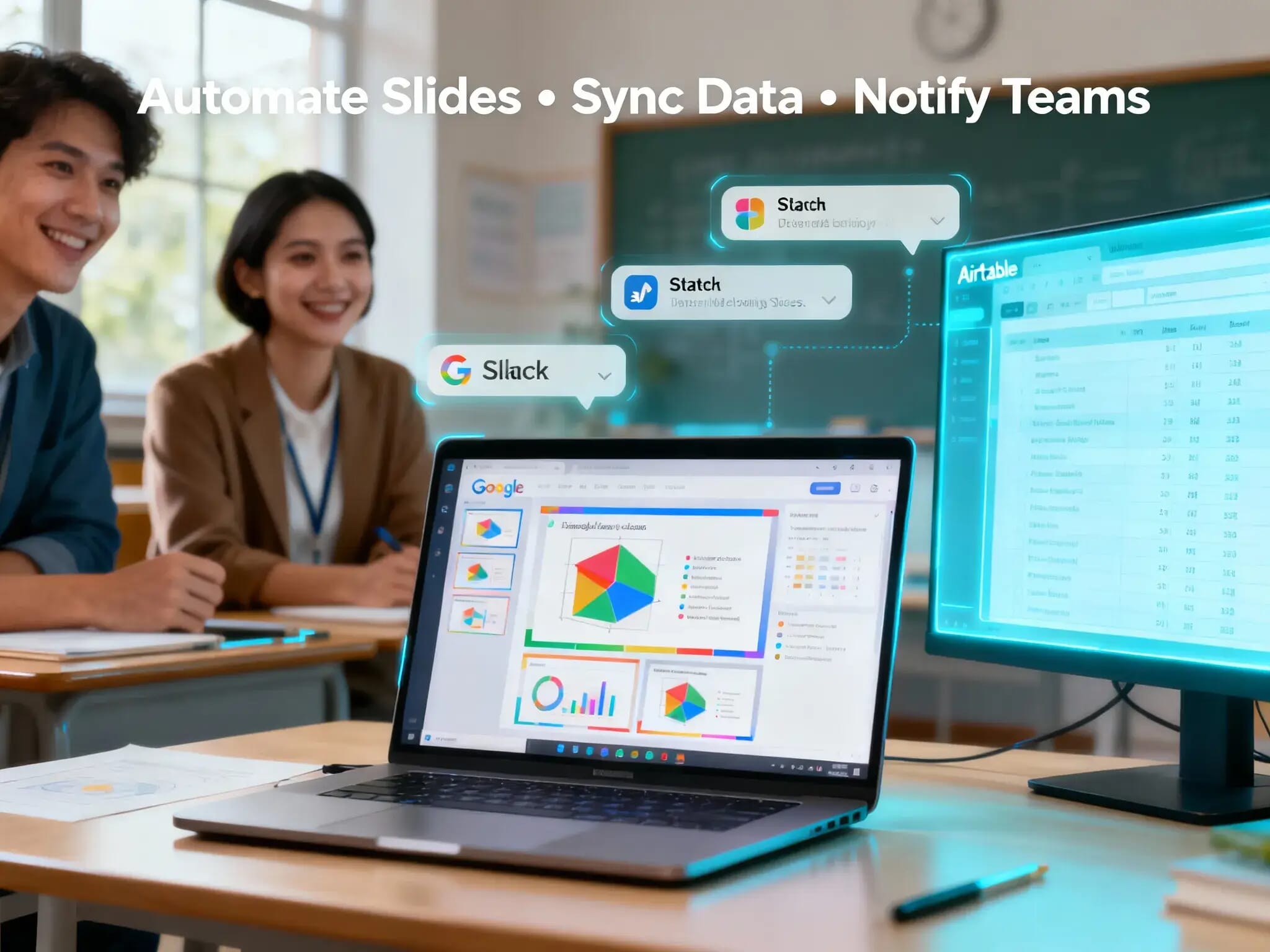 Google Slides Slack Automate Triggered