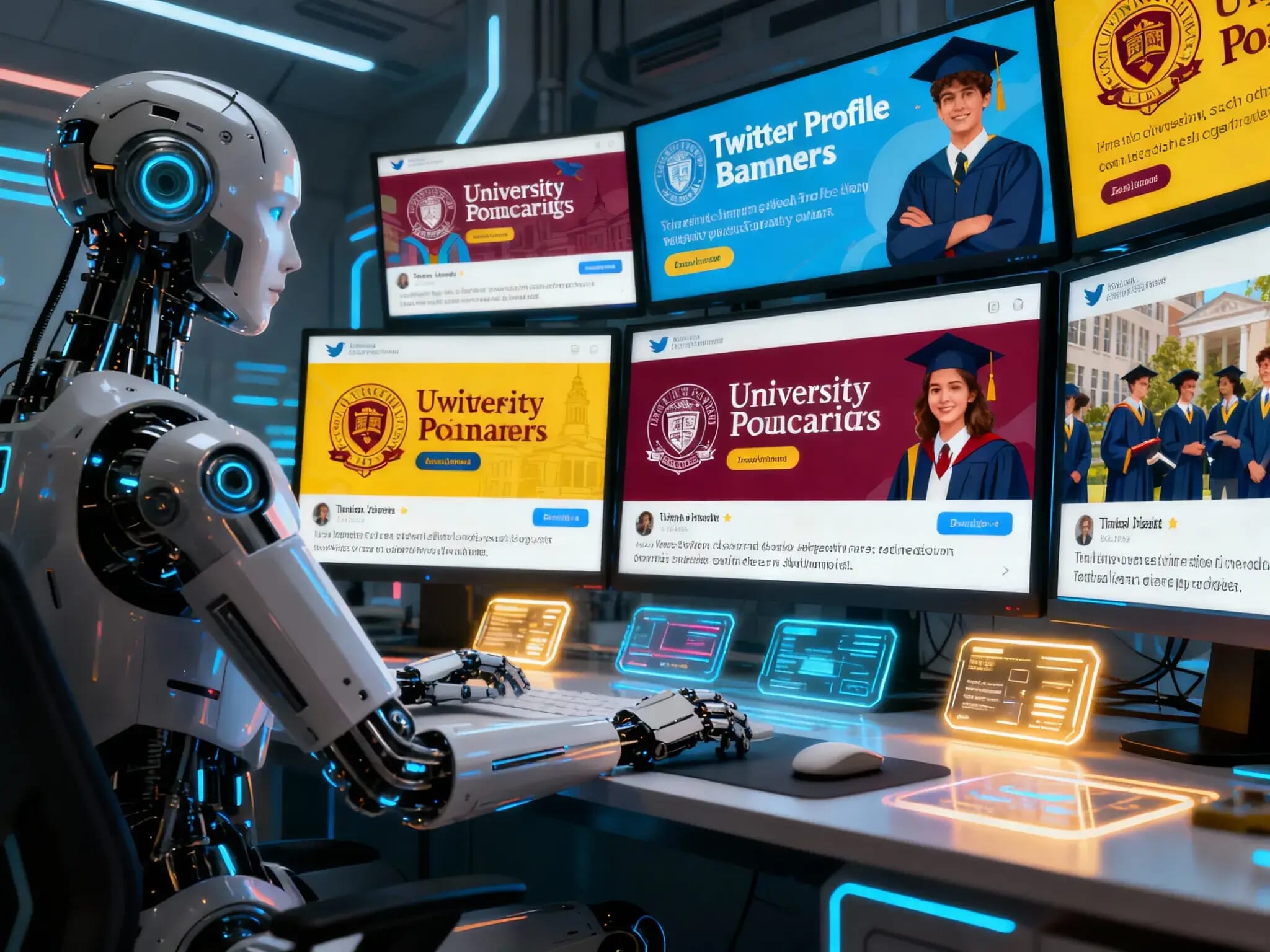 Create dynamic Twitter profile banner