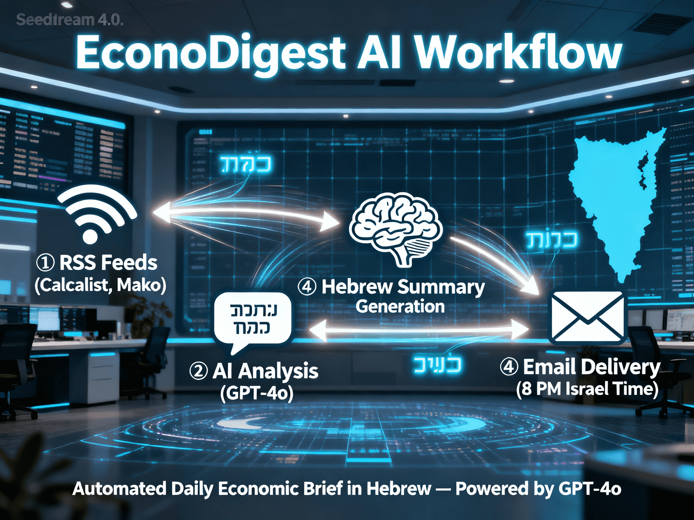 EconoDigest AI — Daily Hebrew Economic Briefs 2